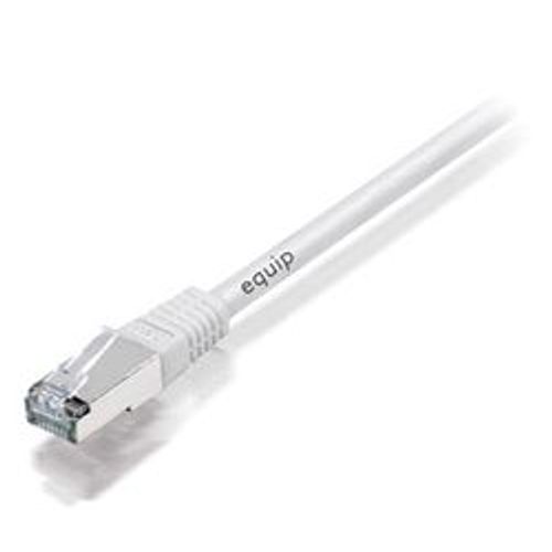 equip - Cordon de raccordement - RJ-45 (M) pour RJ-45 (M) - 3 m - SFTP - CAT 6a - sans halogène, moulé, bloqué - jaune