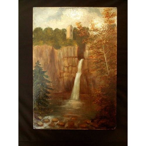 Superbe Peinture Ancienne De S. Arnis 1925