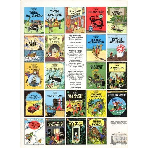 Les Aventures De Tintin - Tome 15 - Tintin Au Pays De L'or Noir