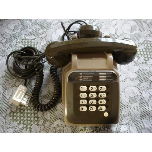 Socotel S63  - Téléphone à touche Marron