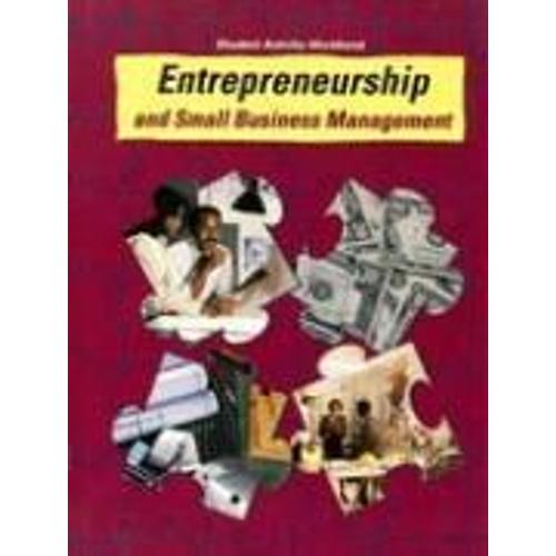 Entrepreneurship And Small Business Management Student Activity Workbook