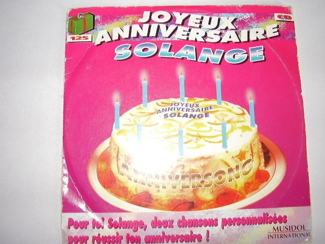 Joyeux Anniversaire Solange Cd Rakuten