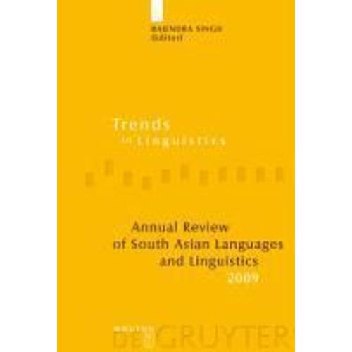 Annual Review Of South Asian Languages And Linguistics
