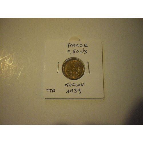 Morlon 50 Centimes 1939