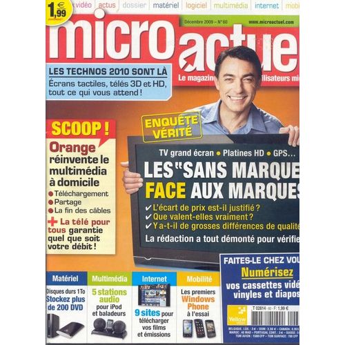 Micro Actuel  N° 60 : Les "Sans Marque" Face Aux Marques