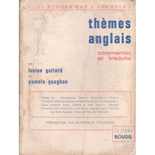 Themes Anglais Commentes Et Traduits - Prepa Examens