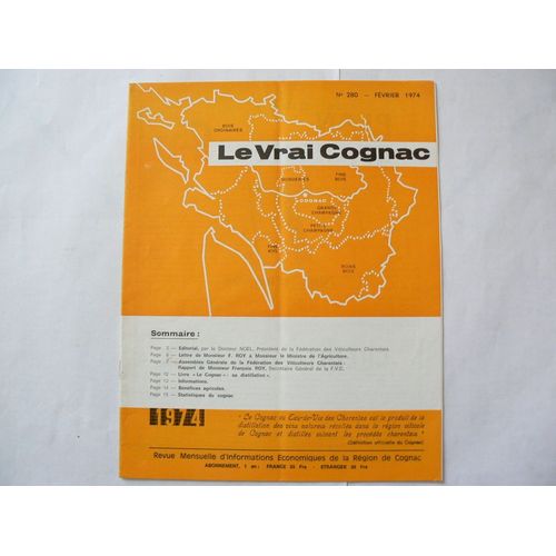 Le Vrai Cognac  N° 280 : Le Vrai Cognac