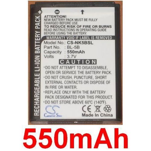 Batterie Compatible Pour Nokia 6124 Classic