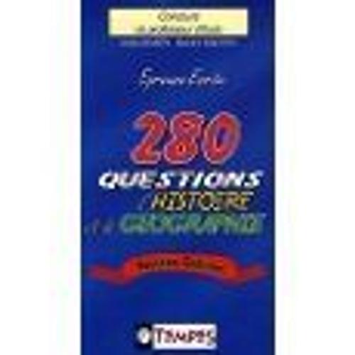 280 Questions D'histoire Et De Géographie - Nouveau Concours - Avec 101 Confusions À Éviter