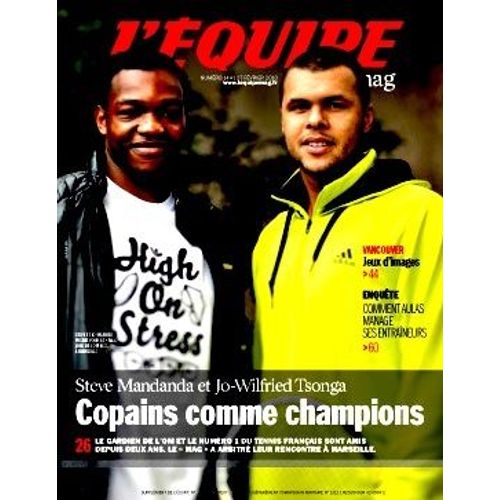 L'équipe Mag Magazine  N° 1441 : Mandada & Tsonga / Vancouver En Images / Aulas Et Managment