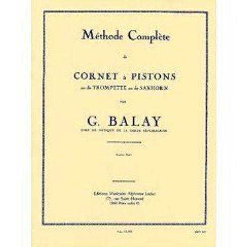 Méthode Cornet À Pistons Volume 1