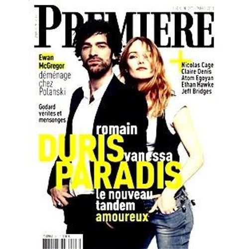 Première Magazine  N° 397 : Romain Duris + Vanessa Paradis / Polanski / Nicolas Cage / Ewan Mcgregor / Godard