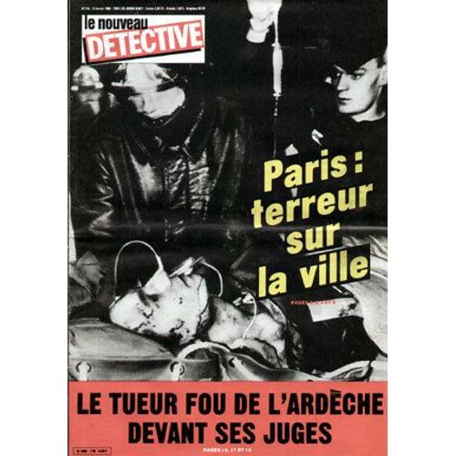 *Le Nouveau Detective*  N° 178 : Paris Terreur Sur La Ville