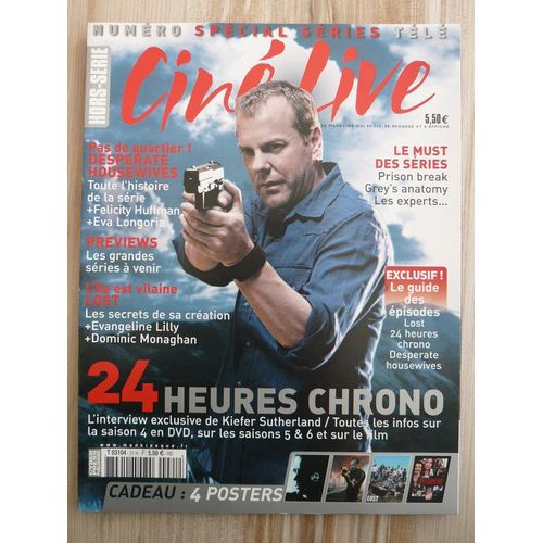 Ciné Live Hors-Série Hors-Série N° 21 : Hors-Série Spécial Séries Télé: 24 Heures Chrono/ Prison Break, Les Experts, Grey's Anatomy