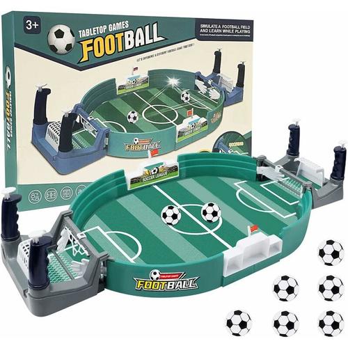 Jeux Interactifs De Football De Table, Mini - Jeux De Football De Table Avec 6 Ballons De Football, Jouets De Football De Table, Jeux De Football De Table 3 + Enfants Et Adultes, Jeux De Puzzle De Foo