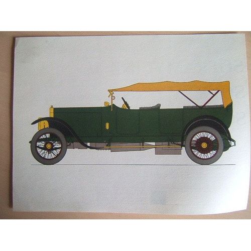Histoire De L'automobile Soframycine Sizaire-Berwick - 1914 - France Laboratoire Roussel