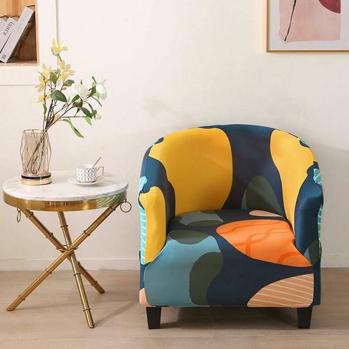 Housse De Fauteuil Extensible Housse De Chaise Imprim¿¿ Amovible Lavable Housse De Canap¿¿ Modern Rev¿ºtement De Fauteuil Pour Comptoir De Bar Salon Salle ¿¿ Manger R¿¿Ception Bureau