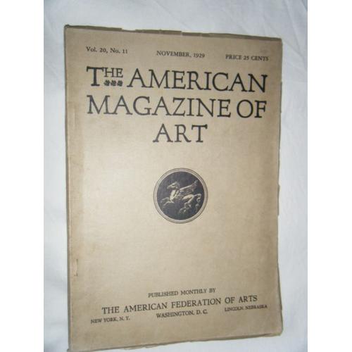 The Americain Magazine Of Art  N° 11 : Exposition Verrerie Art Deco