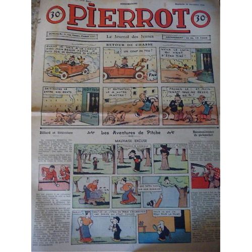 Pierrot Le Journal Des Jeunes  N° 36 : Pierrot Le Journal Des Jeunes N° 36,37,38,39,40,41,45,46,48,49,50,51 Cuvillier- Marijac-Gervy-Pitch