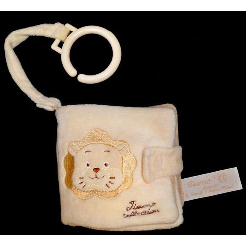 Livre Doudou Lion - Tiamo Collection - Écru Beige