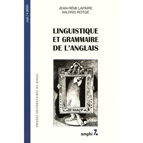 Linguistique Et Grammaire De L'anglais