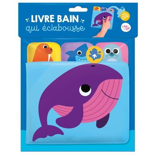 Livre Bain Qui Éclabousse Baleine - Avec Gicleur Intégré