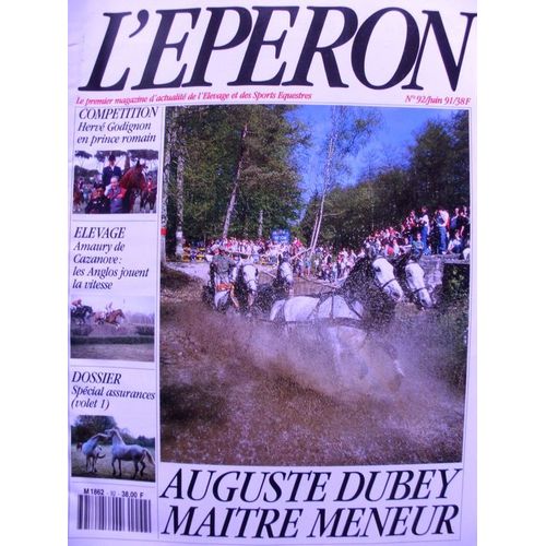 L'eperon  N° 92 : L'eperon  Auguste Dubey Maitre Meneur