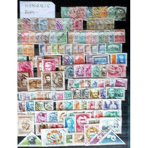 Hongrie 340 Timbres Tous Différents