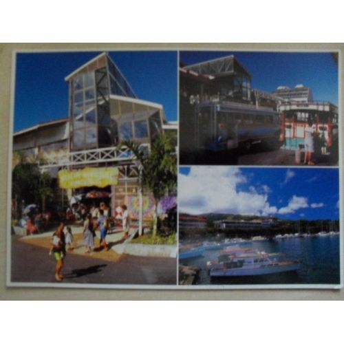 Tahiti, Le Marché De Papeete Et Son Port,