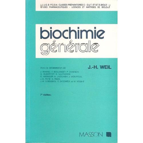 Biochimie Generale - 7ème Édition