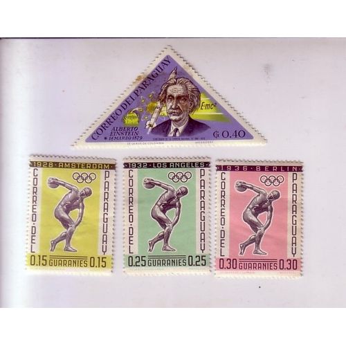 Paraguay , Lot De 4 Timbres