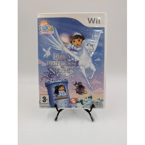 Jeu Nintendo Wii Nickelodeon Dora L'exploratrice : Dora Sauve La Princesse Des Neiges En Boite, Sans Notices