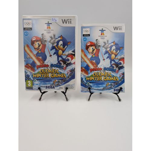 Jeu Nintendo Wii Mario & Sonic Aux Jeux Olympiques D'hiver En Boite, Complet (Boite Fr/De)