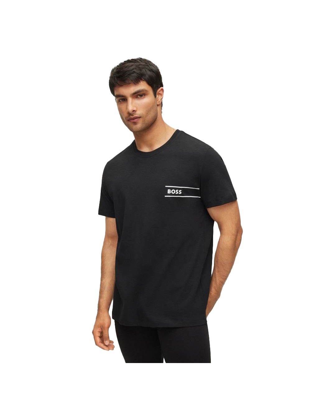 T Shirt Boss Essential Homme Noir