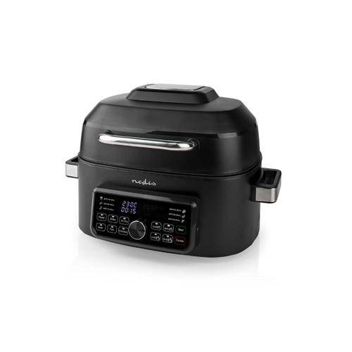 Nedis - Nedis air fryer 6 l minuteur: 120 min nombre de programmes prédéfinis: 7 | numérique | noir kaafg600bk