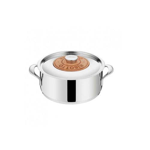 Lagostina - Faitout Inox 24cm Avec Couvercle 011204032424