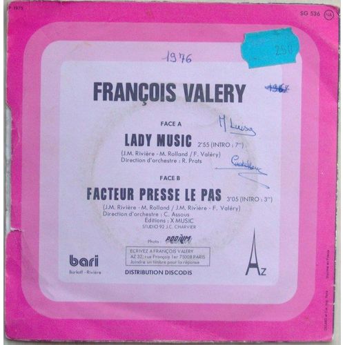 Lady Music/Facteur Presse Le Pas
