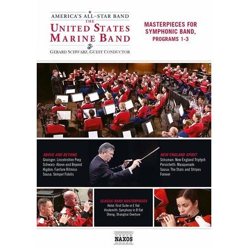 The United States Marine Band - Masterpieces For Symphonic Band Programs 1-3 [Digital Video Disc]