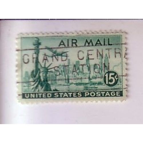 U S A , United States Postage , Air Mail , Timbre De 15 C ,
