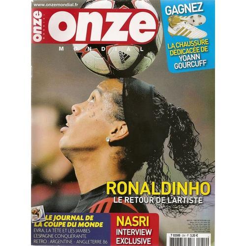 Onze Mondial  N° 254 : Ronaldinho: Le Retour De L'artiste