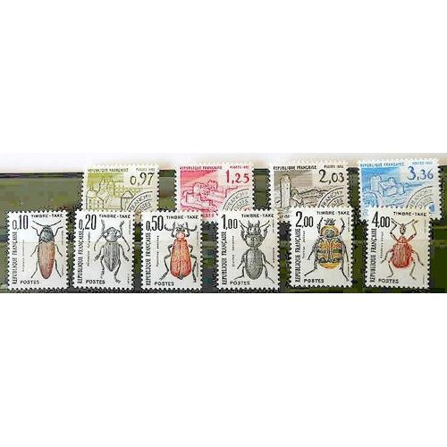 France 1982      Serie Preobliteres Et Taxes