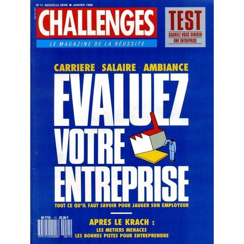 Challenges  N° 11 : Évaluez Votre Entreprise