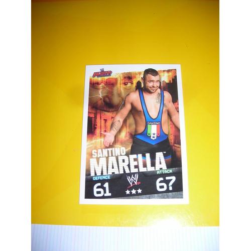 Carte De Catch Evolution 2010 Raw Santino Marella N°59/186