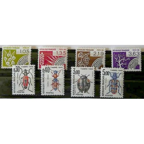France 1983      Timbres Preobliteres Et Taxe