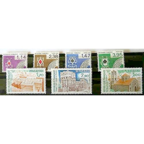 France 1984   Serie Preobliteres Et Service