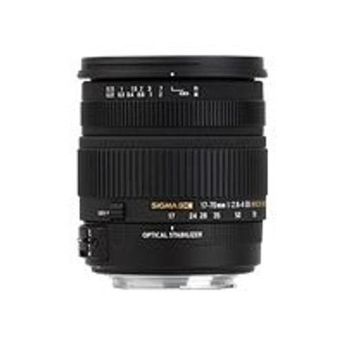 Objectif Sigma - Fonction Zoom - 17 mm - 70 mm - f/2.8-4.0 DC Macro OS HSM - Canon EF