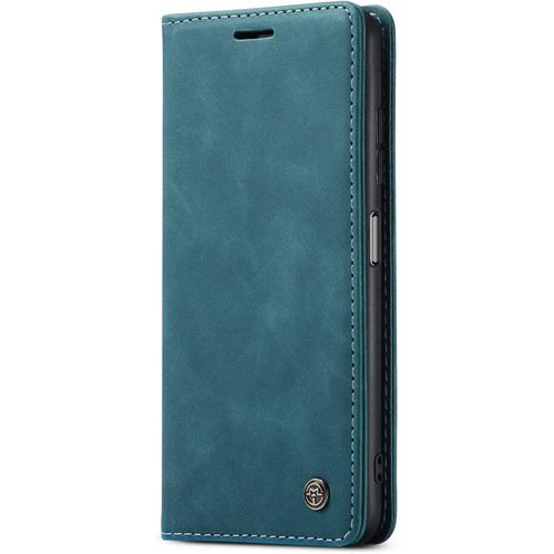 Coque Compatible Avec Xiaomi Redmi Note 10/Redmi Note 10s,Coque Rabat Cuir Avec Magnetique,Housse Protection Portefeuille Etui Cartes Stand Fonction (Bleu)
