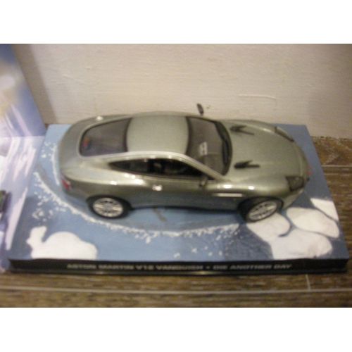 Aston Martin V12 Vanquish Die Another Day James Bond 007 1/43 Ème-Altaya
