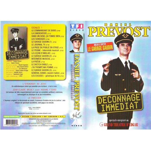 Daniel Prevost - Déconnage Immediat - Spéctacle Enregistré Au Grand Théatre D'edgar - 1991