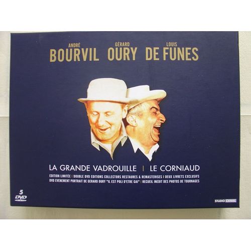 Coffret Gérard Oury : La Grande Vadrouille / Le Corniaud - Édition 5 Dvd + 1 Livre De Photos De Tournage